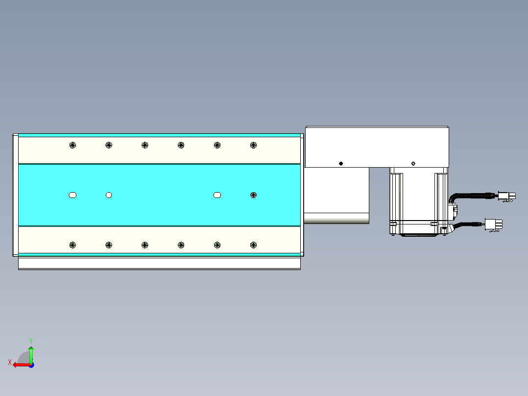威洛博VBC同步带传动一无尘环境VBC17-L45-S100-BR-ZP75-C3后视图