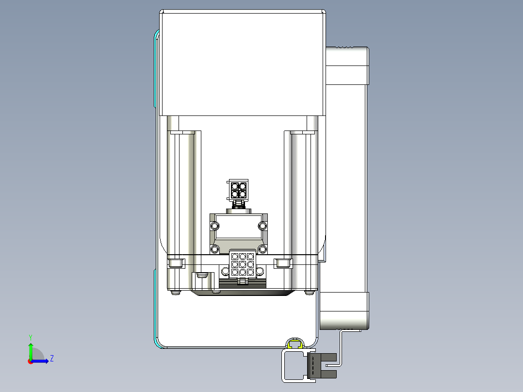 威洛博VBC同步带传动一无尘环境VBC17-L45-S100-BR-ZP75-C3左视图