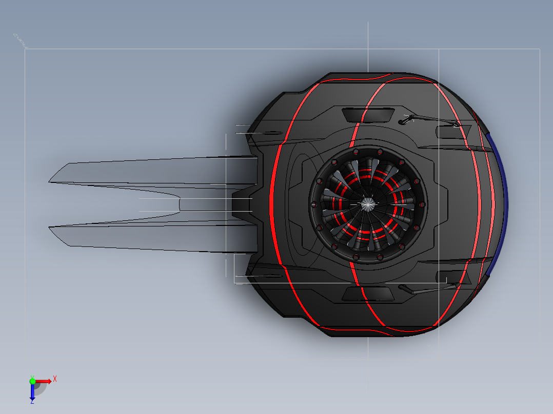 不明飞行物4俯视图