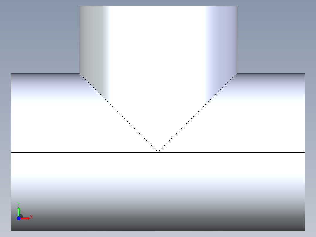 聚氯乙烯配件04-Sch80_Tee_FPTxFPTxFPT_805-012_1.25in前视图