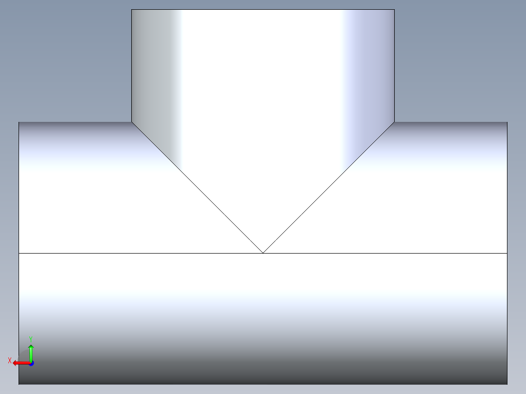 聚氯乙烯配件04-Sch80_Tee_FPTxFPTxFPT_805-012_1.25in后视图