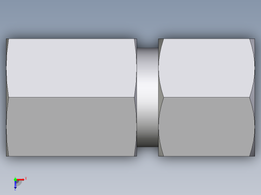卡套式工业通用硬管接头EO_Swivel_connector_GAI10ZLMCF俯视缩略图
