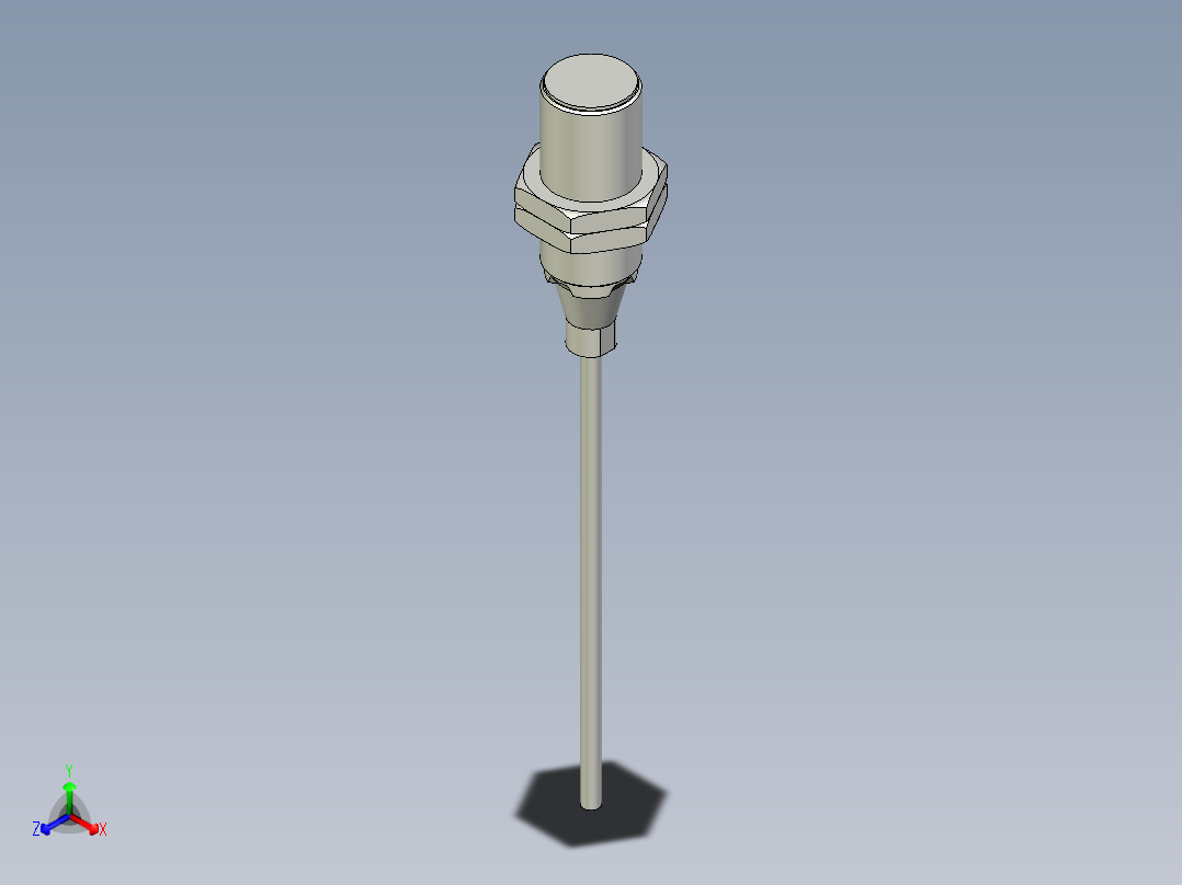 接近传感器PS_PT18-E_3D_2023正等轴测图