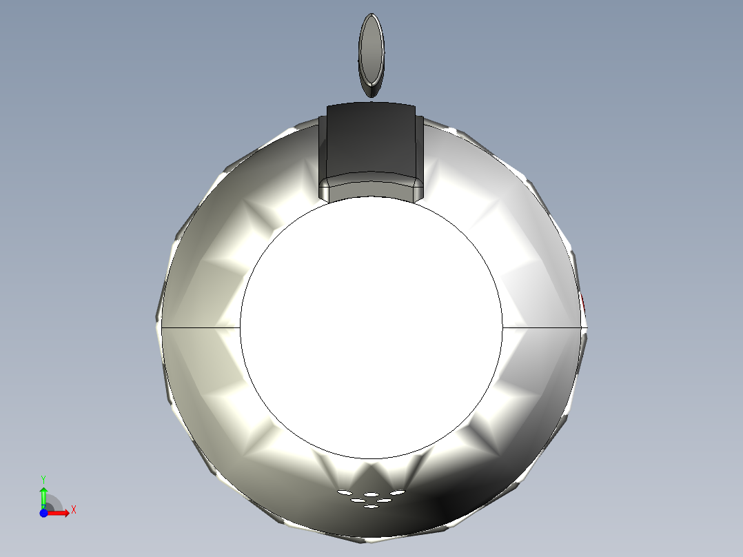 电热水壶前视图