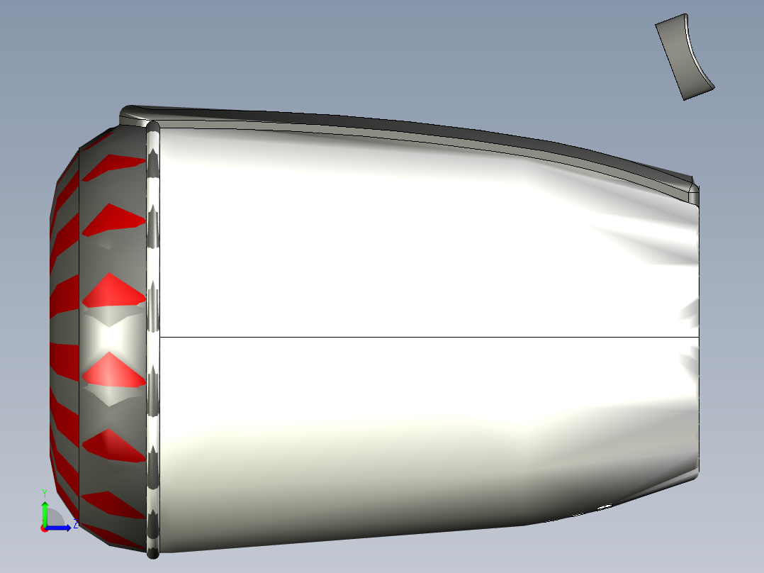 电热水壶左视图