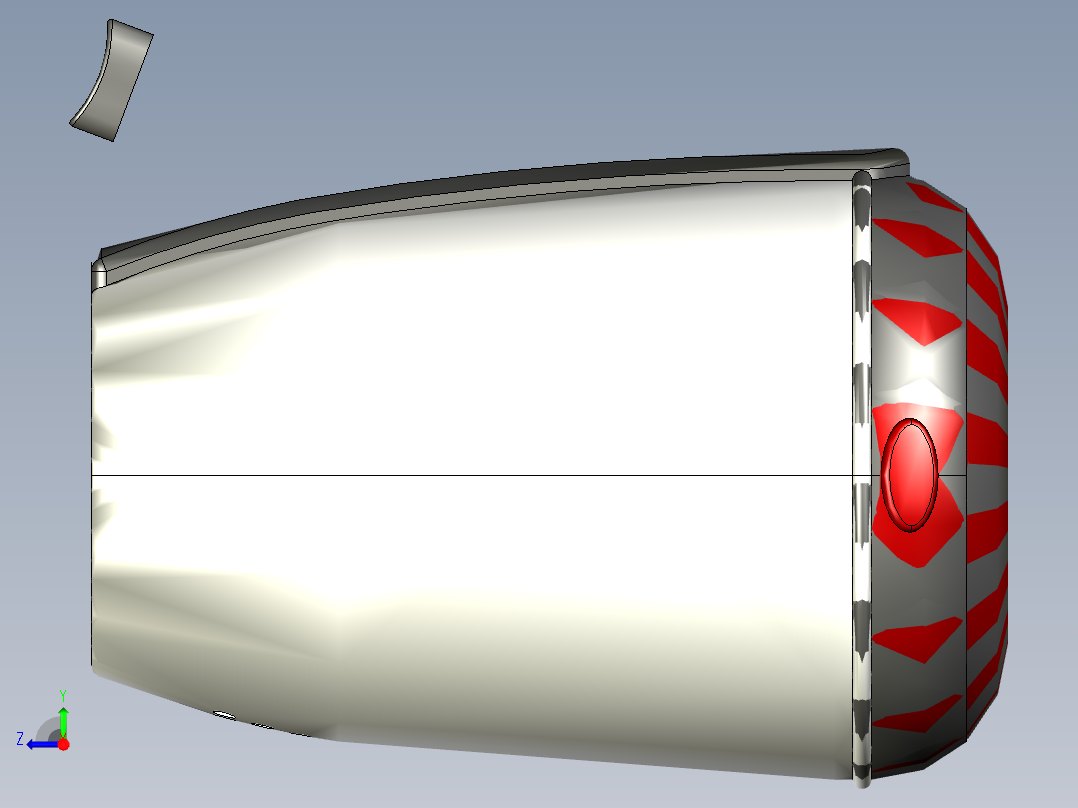 电热水壶右视图