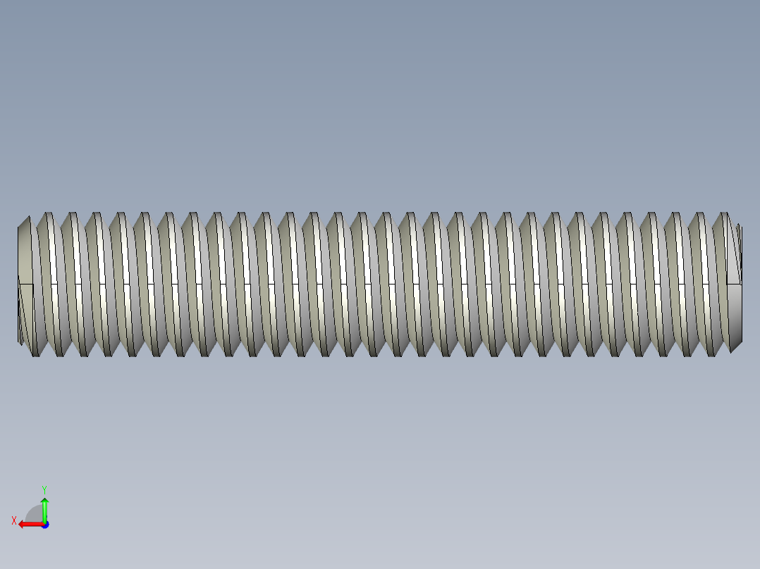 DIN 913-ISO 4026 固定螺钉-M6 L=30.STEP后视图