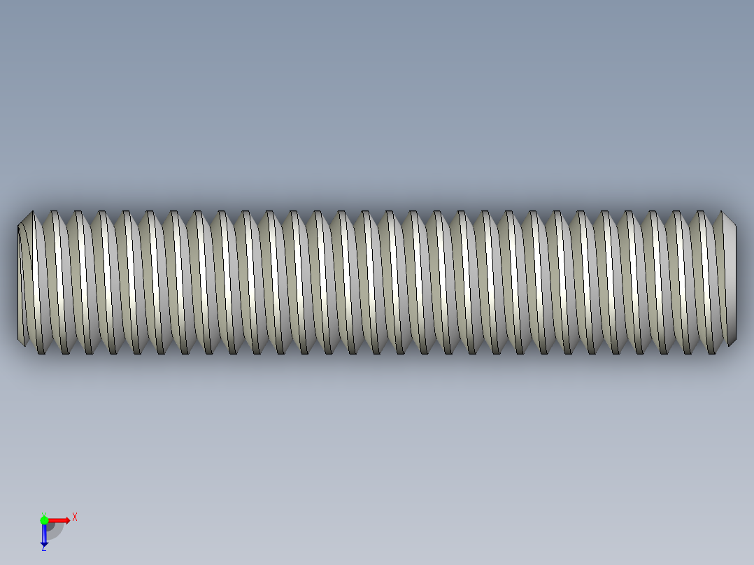 DIN 913-ISO 4026 固定螺钉-M6 L=30.STEP俯视图