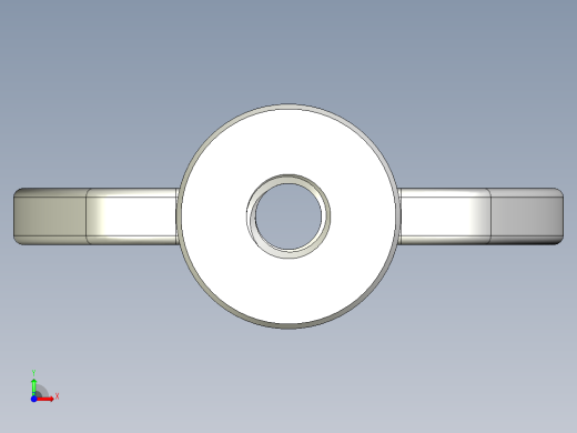 蝶形螺母-WING NUT M3 x 05mm Thread.x_t前视缩略图