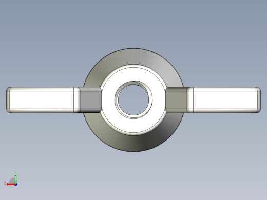蝶形螺母-WING NUT M3 x 05mm Thread.x_t后视缩略图