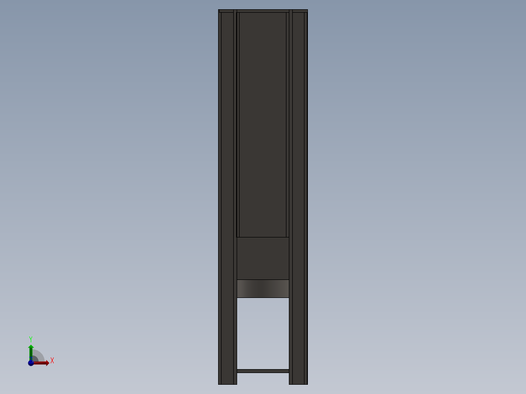 空气过滤器前视图