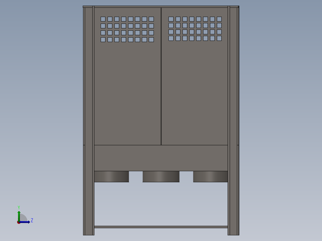 空气过滤器左视图