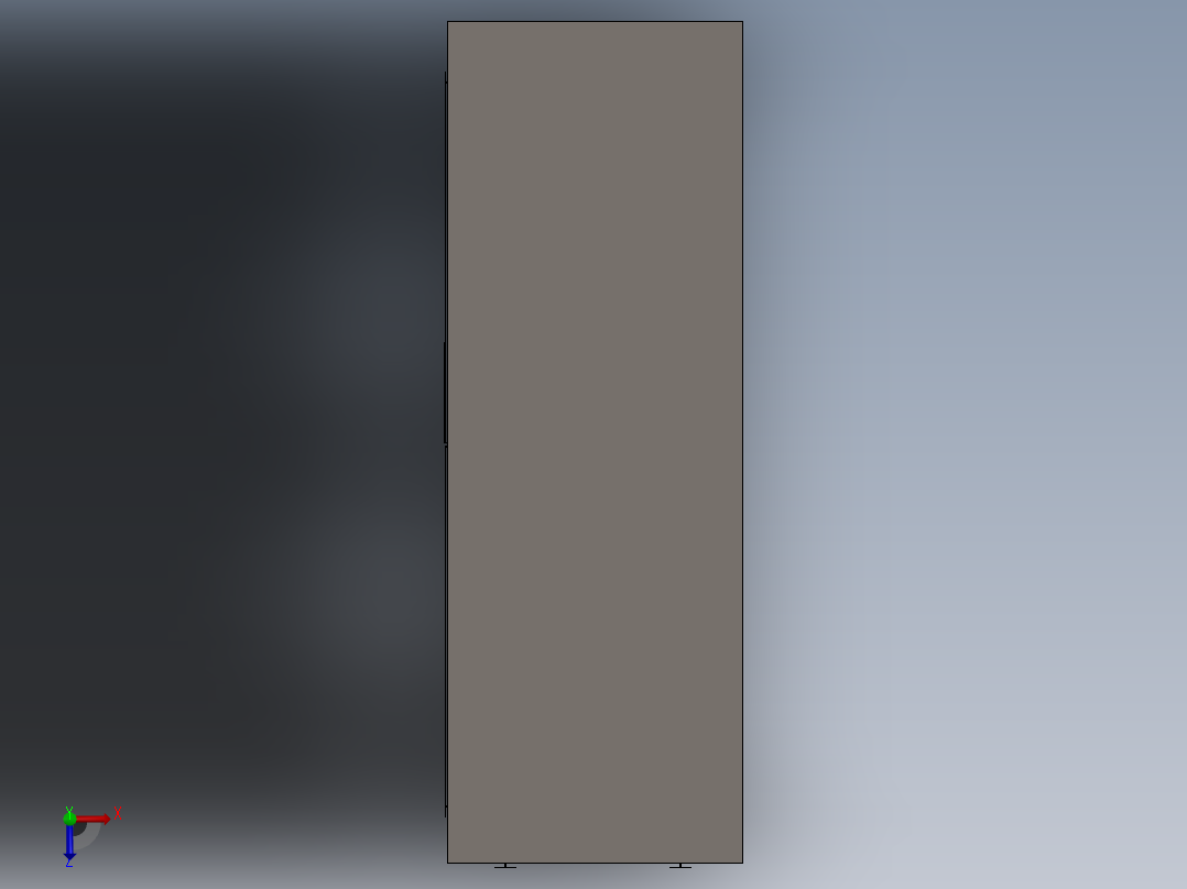 空气过滤器俯视图