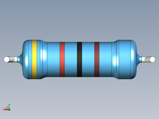 无源元件封装-RES-2W-HH-MF后视缩略图