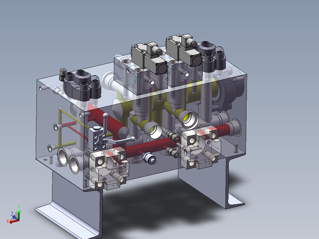 双泵大流量调压阀组