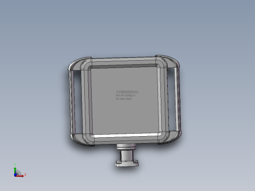 向上可旋转箱底座+控制箱