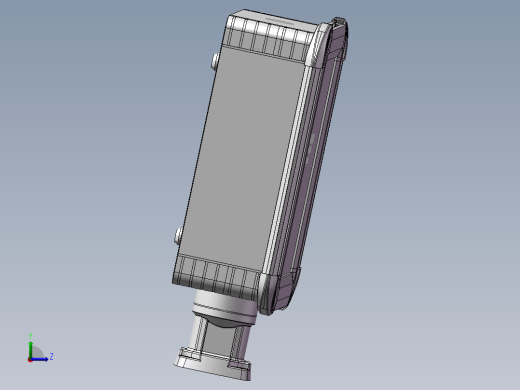 向上可旋转箱底座+控制箱左视缩略图