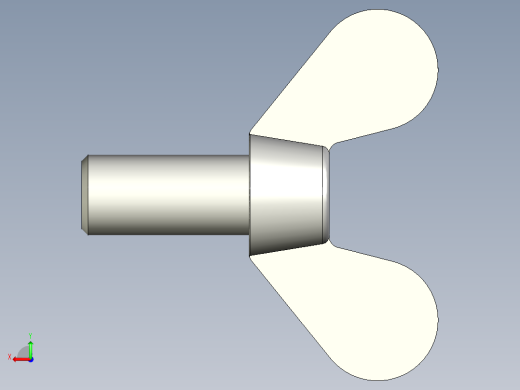 带耳螺钉-DIN_316_Wing_screws_24x3x50-41-37.5_110_9.4_56.5_24.stp后视缩略图
