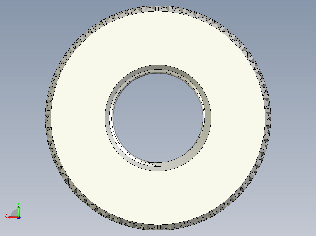 滚花螺母-M2.0 Knurled Nut后视图