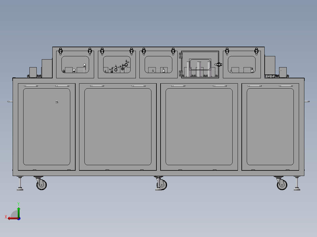 清洗机可参考用后视图