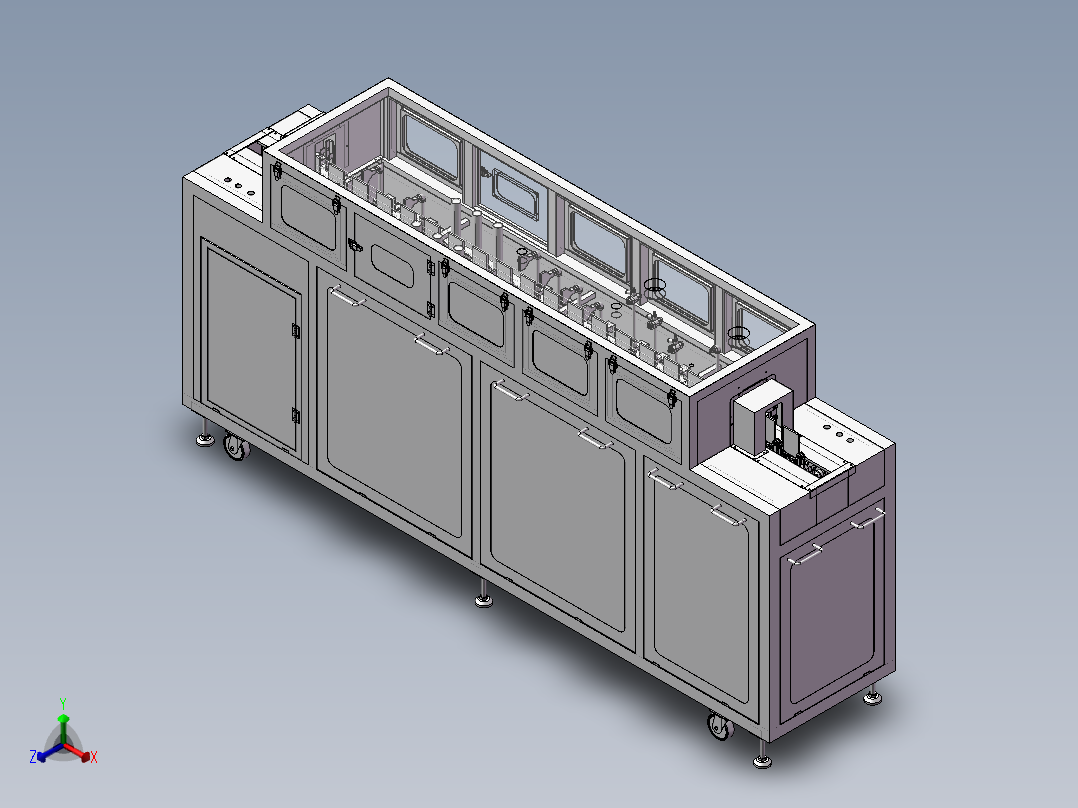 清洗机可参考用正等轴测图