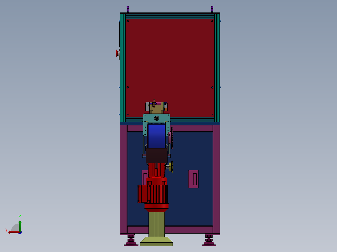 线盒自动装载设备sw16后视图