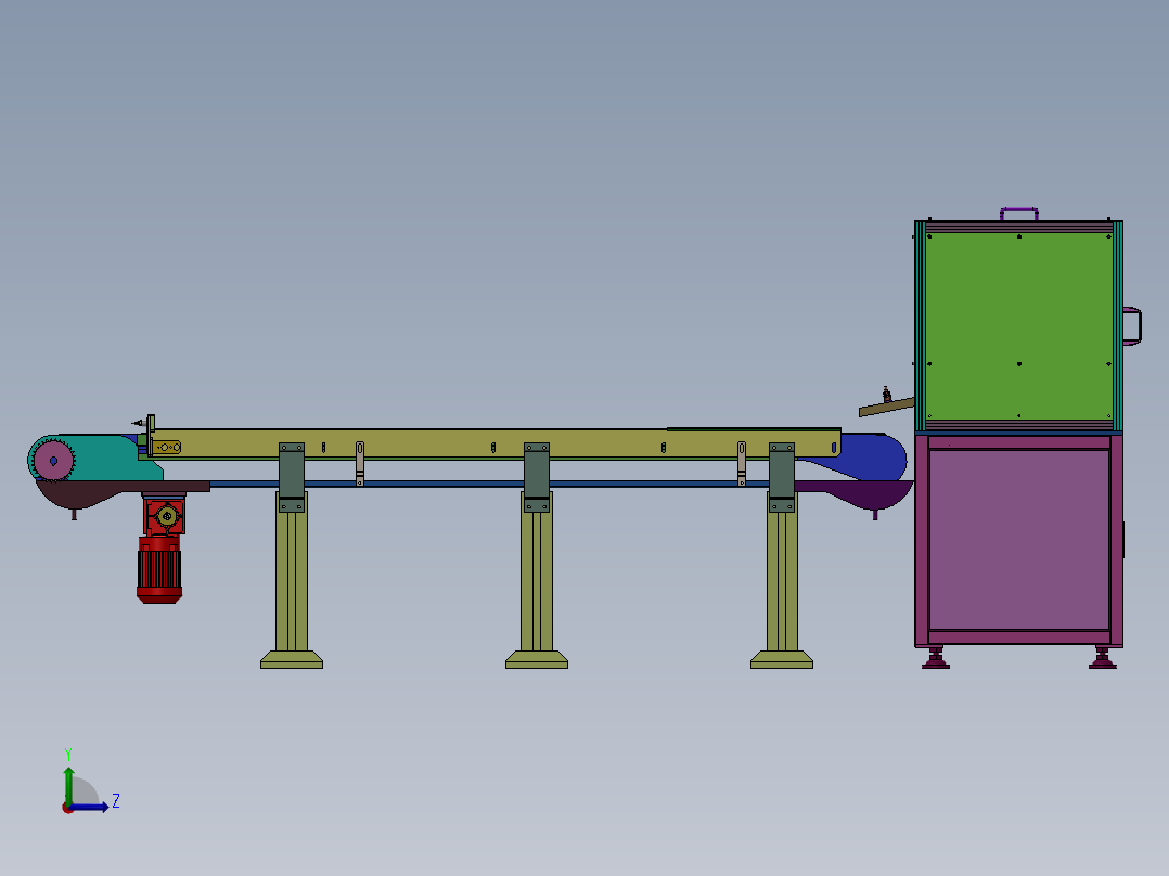 线盒自动装载设备sw16左视图