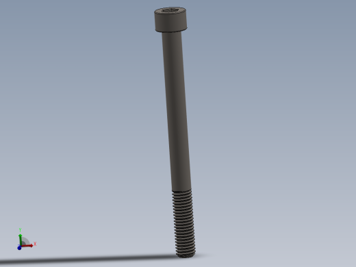 Screw_DIN_912_M8x95_A2.SLDPRT公制内六角螺钉