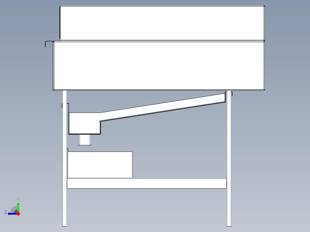 B3003254-大型烤肉架烧烤架右视图