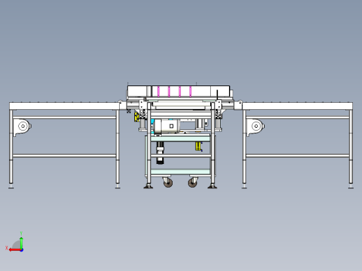 转向输送线设计后视缩略图