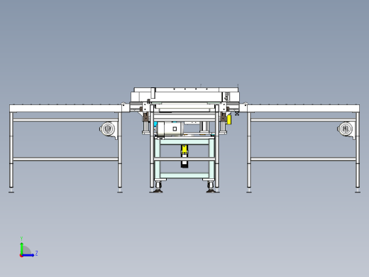 转向输送线设计左视缩略图