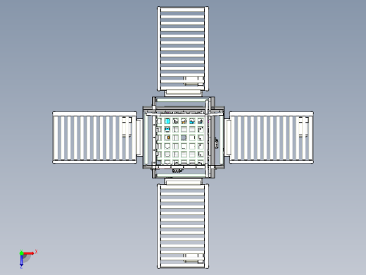 转向输送线设计俯视缩略图