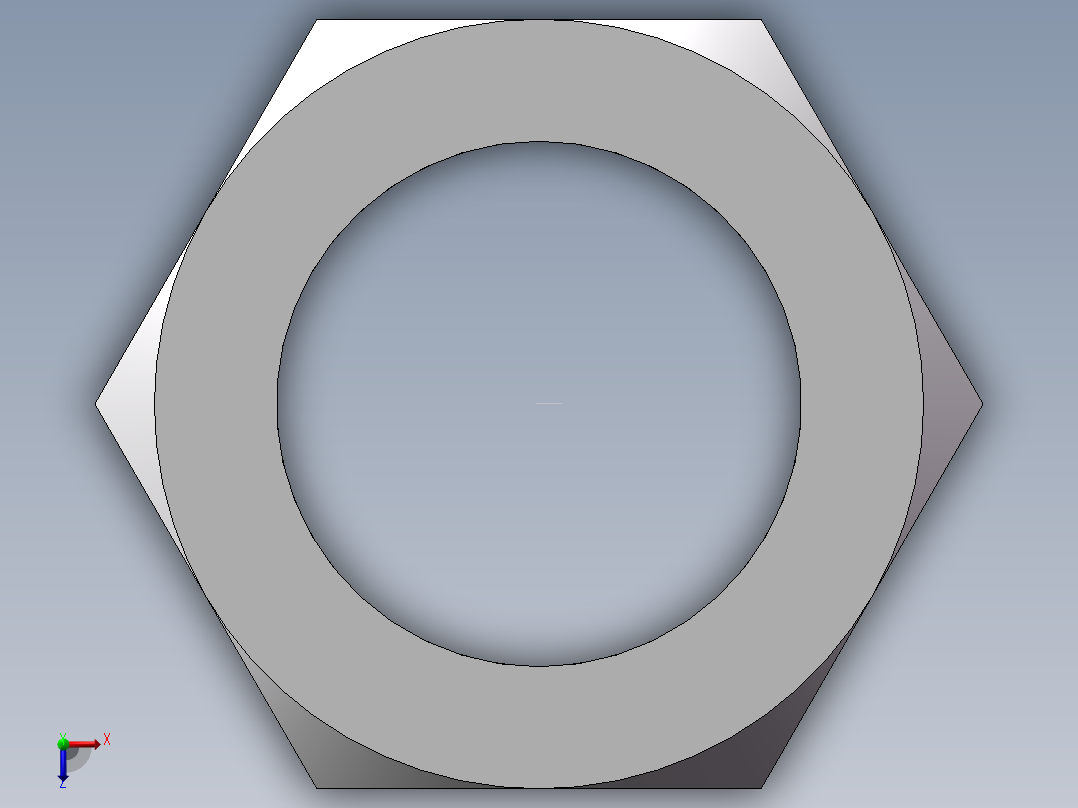 NL+NS 功能螺母、NL-36俯视图