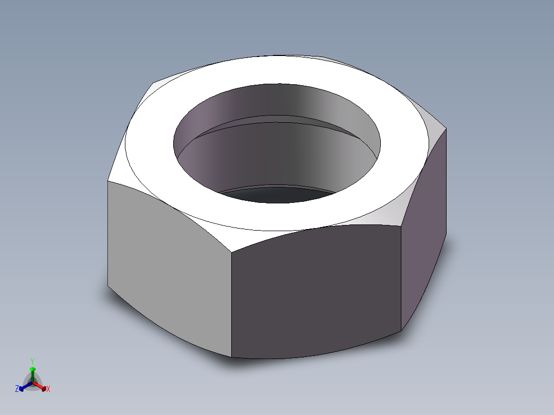 NL+NS 功能螺母、NL-36正等轴测图