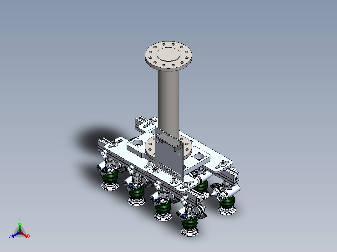 韩国VMECA_VTEC独立真空码垛吸盘 1428182正等轴测图