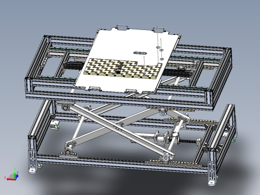 剪叉式升降机 、剪刀式升降机构