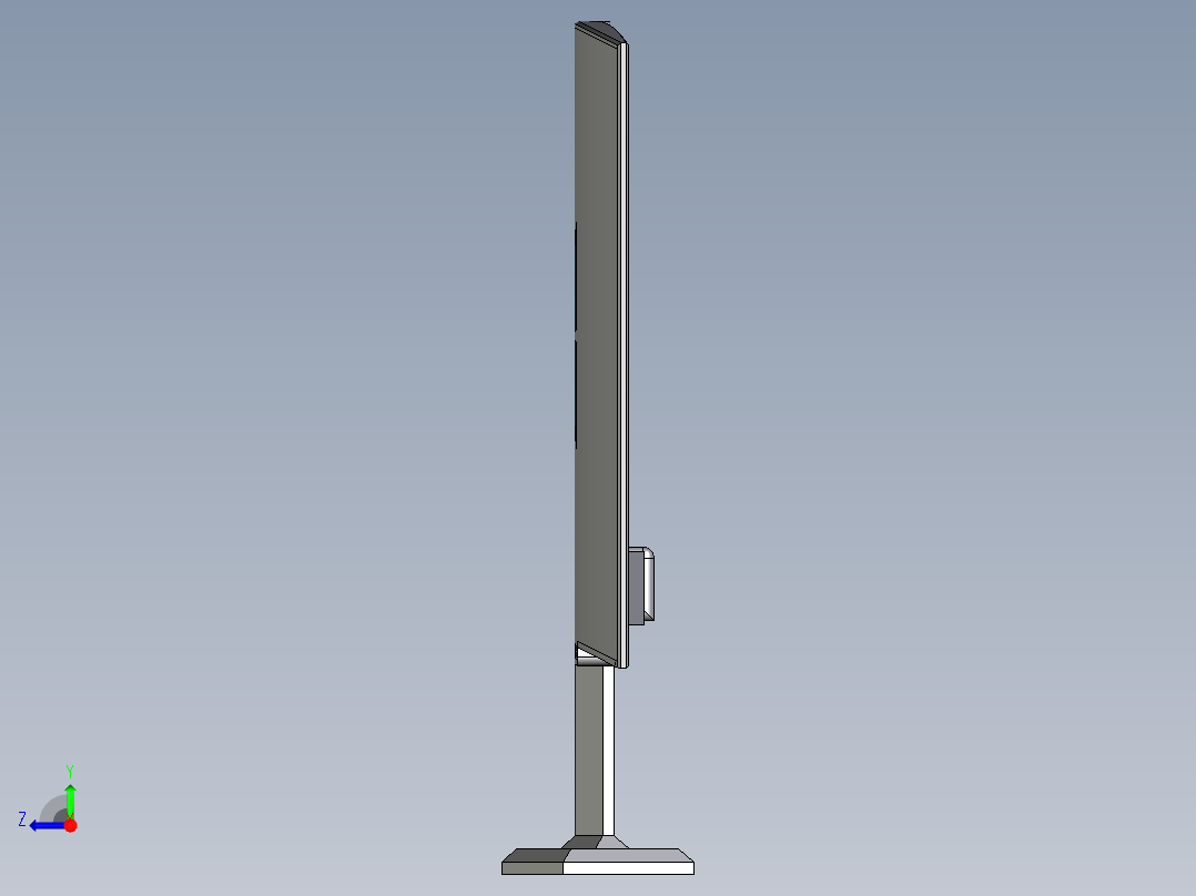 显示器、显示屏(10)右视图