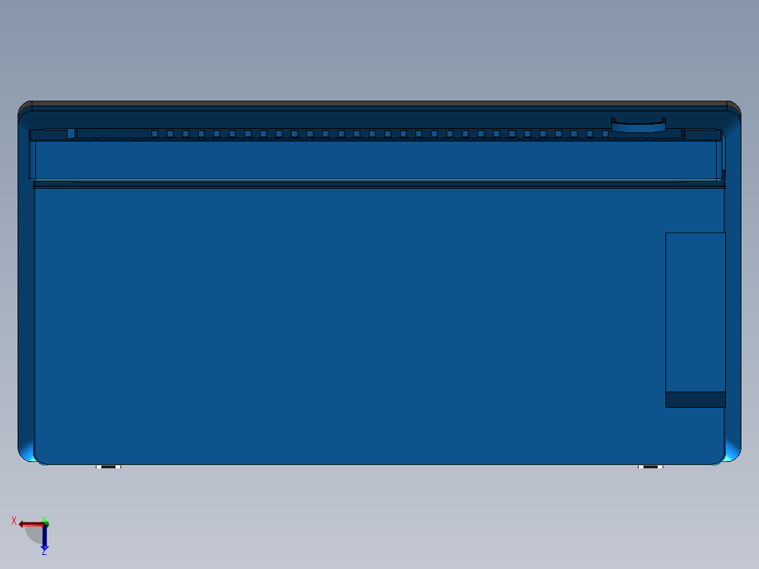 示波器(14)后视图