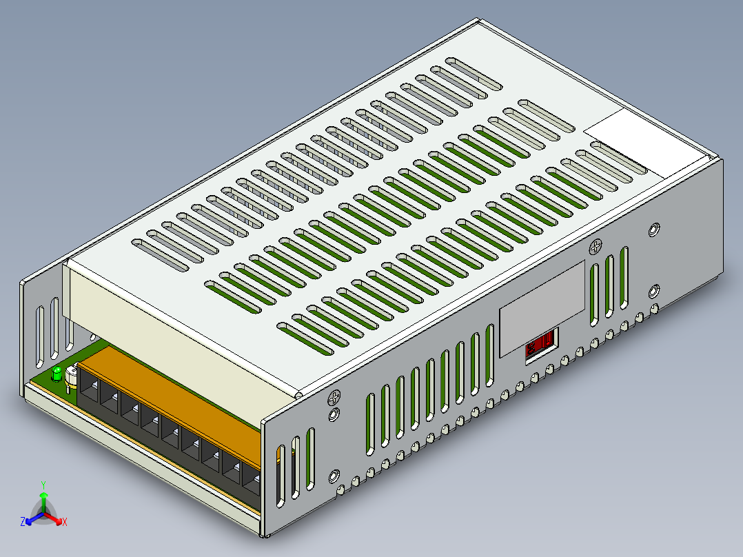 电源(39)正等轴测图