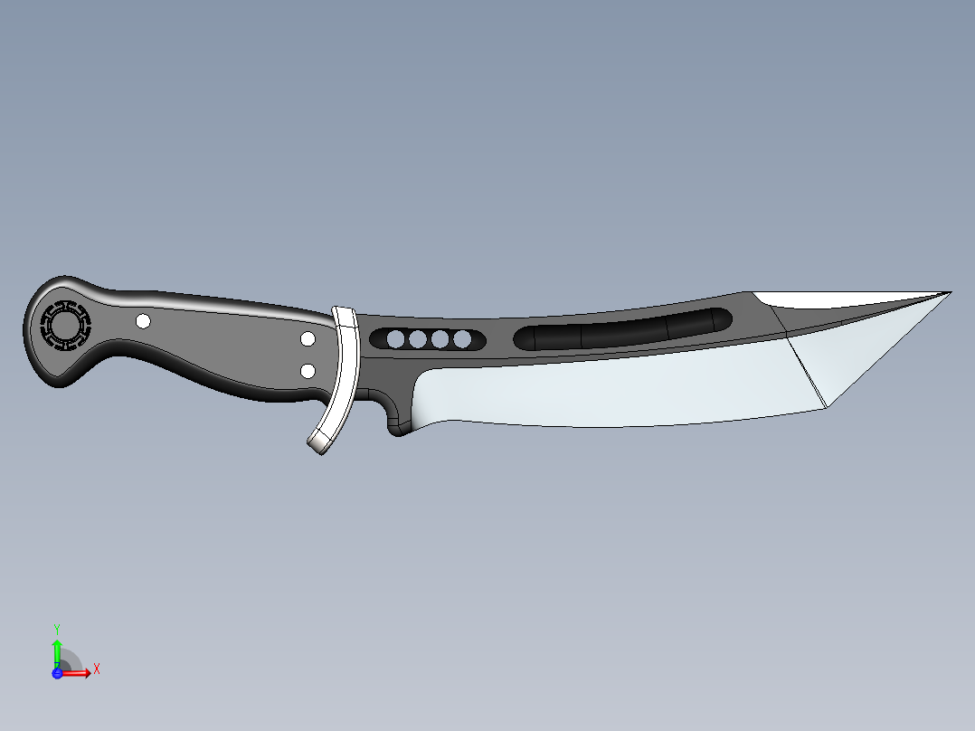 爪子刀、刀(23)前视图