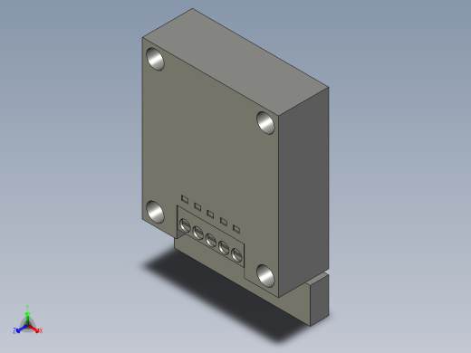 电控柜-111H000844松下通讯接插件AFPX-COM6正等轴测缩略图