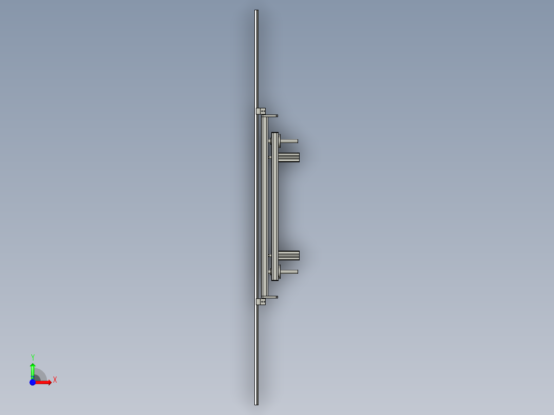 抓取升降组件前视图