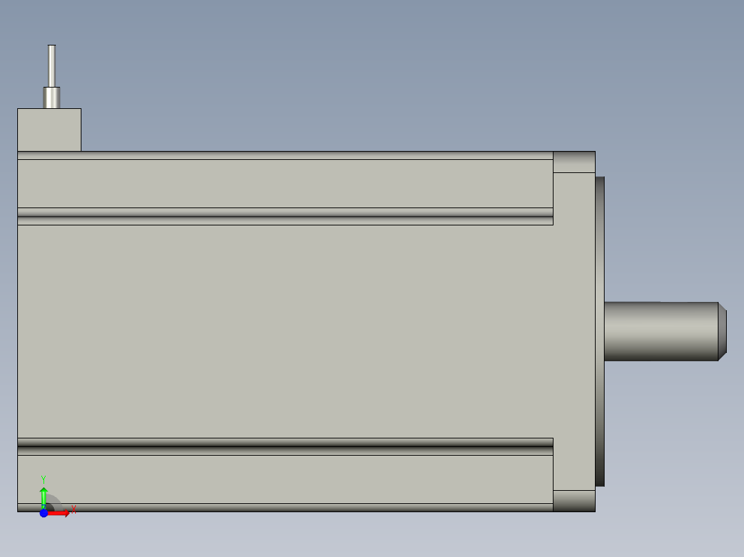 两相86系列混合式闭环步进电机86SBYG250DS-SAKSML-0601前视图