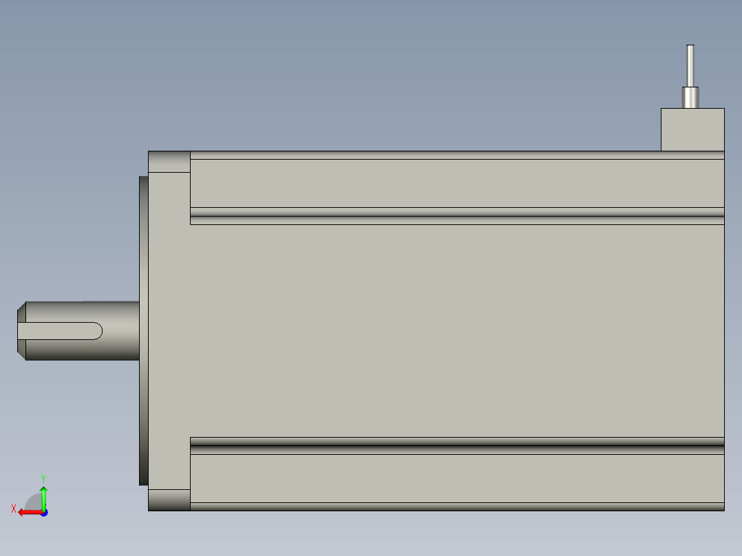 两相86系列混合式闭环步进电机86SBYG250DS-SAKSML-0601后视图