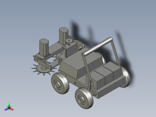 山丘山地手扶式除草机