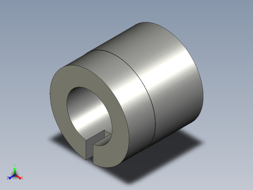 MGB3508P-20VXP从动轴磁力轮正等轴测缩略图