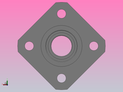 无挡圈双轴承L尺寸指定型轴承座组件_BDLDK-67-8-2Z-40-A后视缩略图