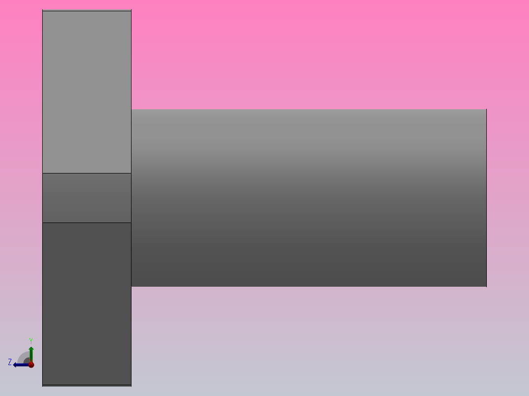 无挡圈双轴承L尺寸指定型轴承座组件_BDLDK-67-8-2Z-40-A右视图