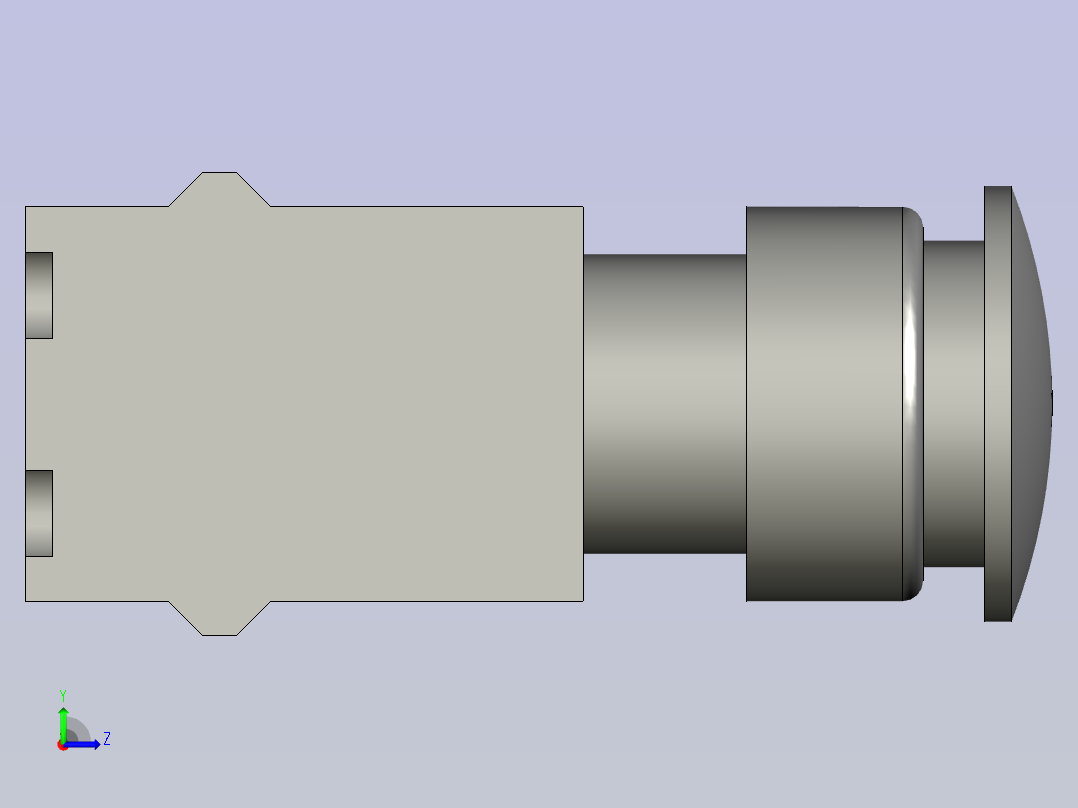 红色急停按钮TN2BKR-2B-B-C左视图