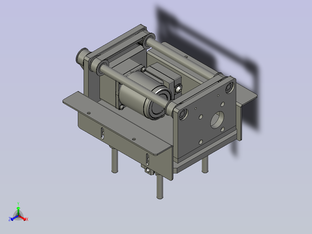 顶升平移机构主视图